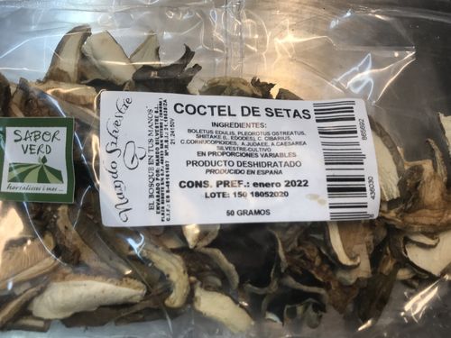 COCTEL DE SETAS SECAS 50GR.